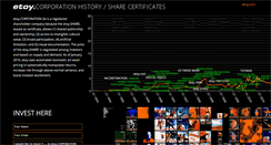 Desktop Screenshot of history.etoy.com